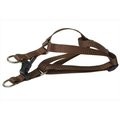 Sassy Dog Wear Sassy Dog Wear SOLID BROWN XS-H Nylon Webbing Dog Harness; Brown - Extra Small SOLID BROWN XS-H